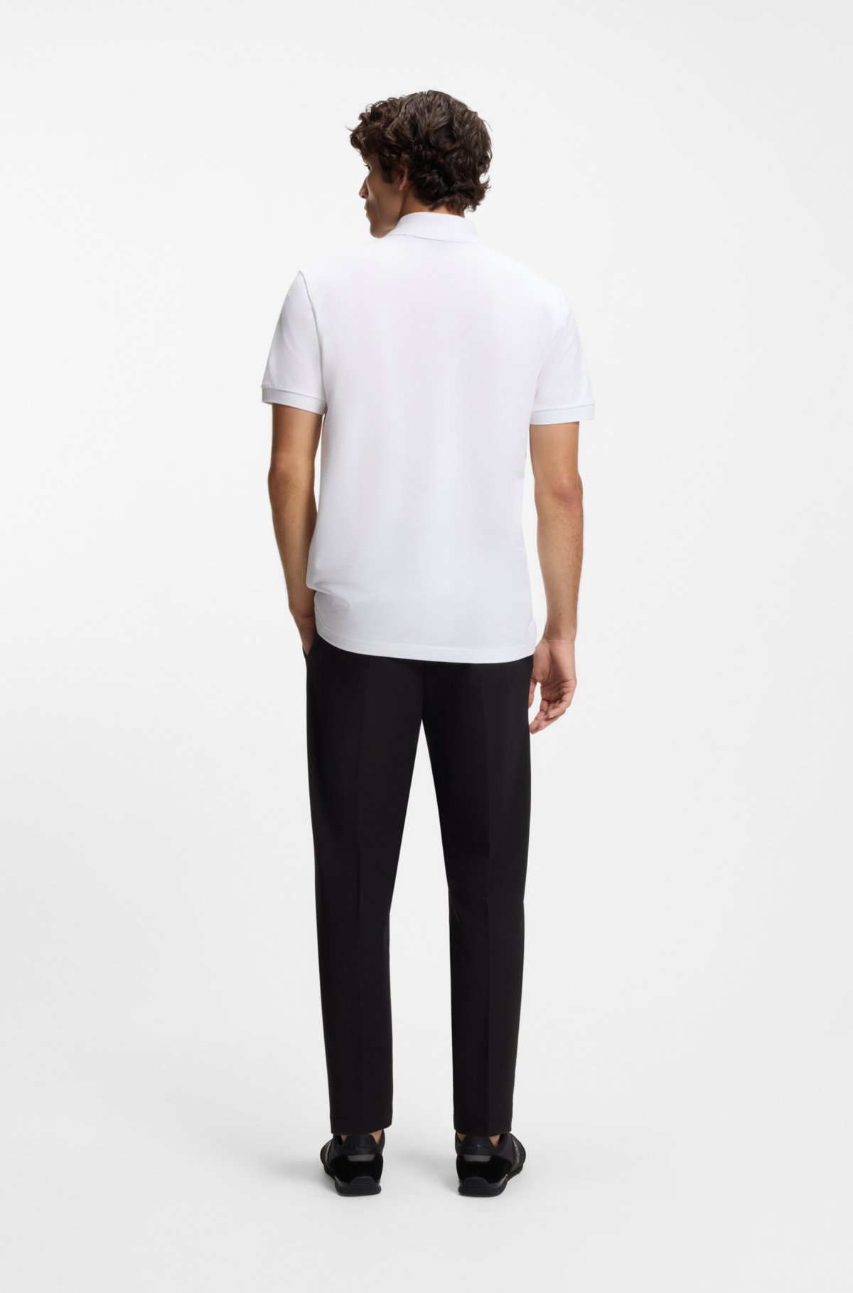 Polo Paddy con placket logo
