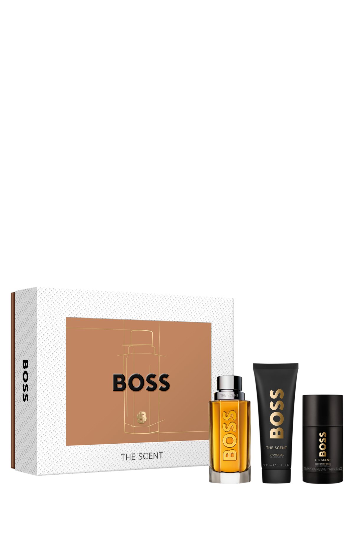 BOSS The Scent Eau de Toilette per Uomo 100 ml – 3,4 fl oz set regalo