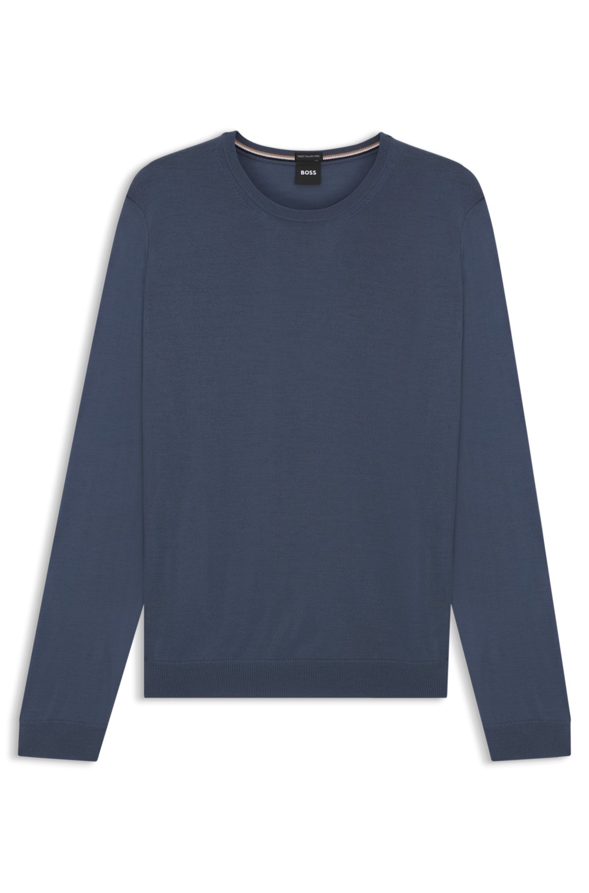 Maglione in lana merino con vestibilità aderente