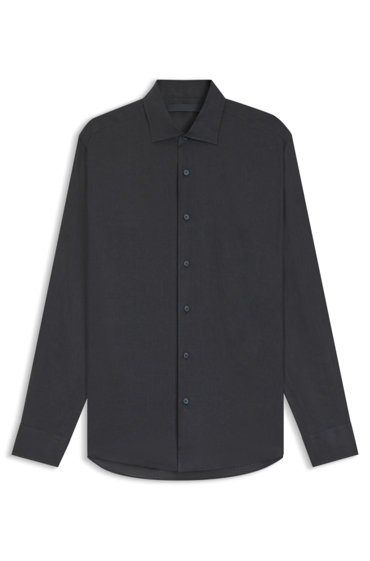 Camicia regular-fit in lino BECKHAM x BOSS