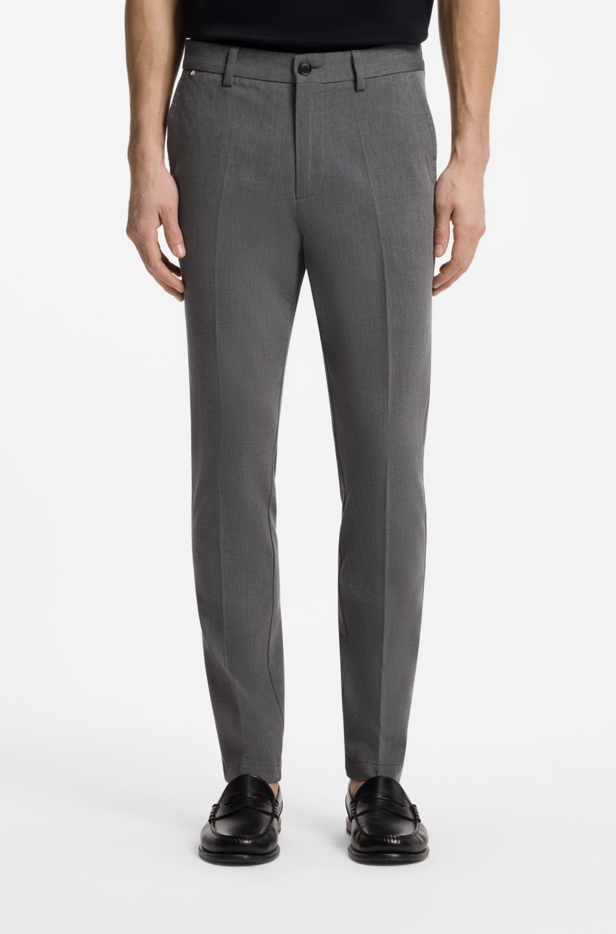 Pantaloni a sigillo con elastico in cotone elasticizzato