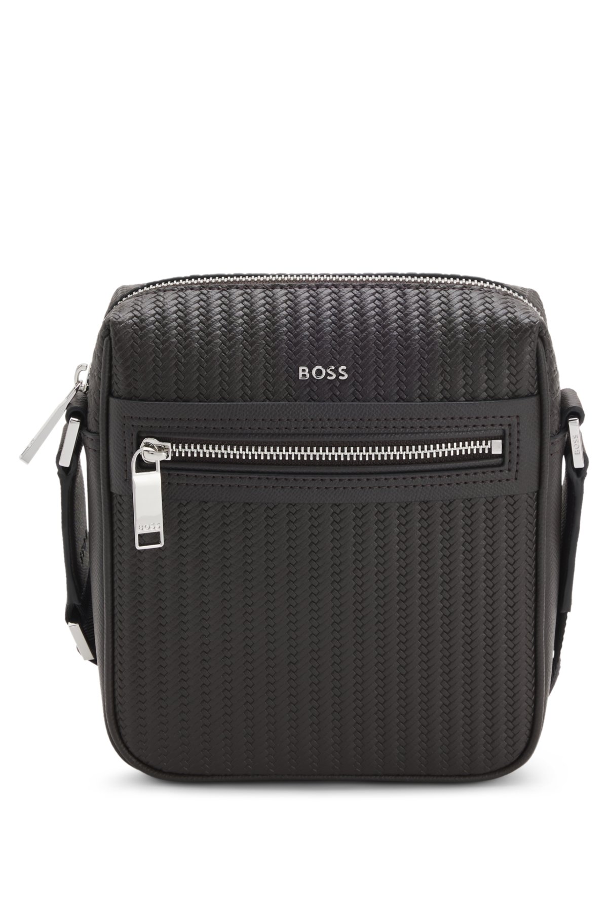 Borsa reporter con motivo rilucente