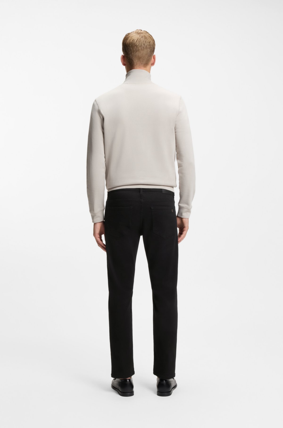 Jeans attillati Stay-black in denim con elasticità comfort