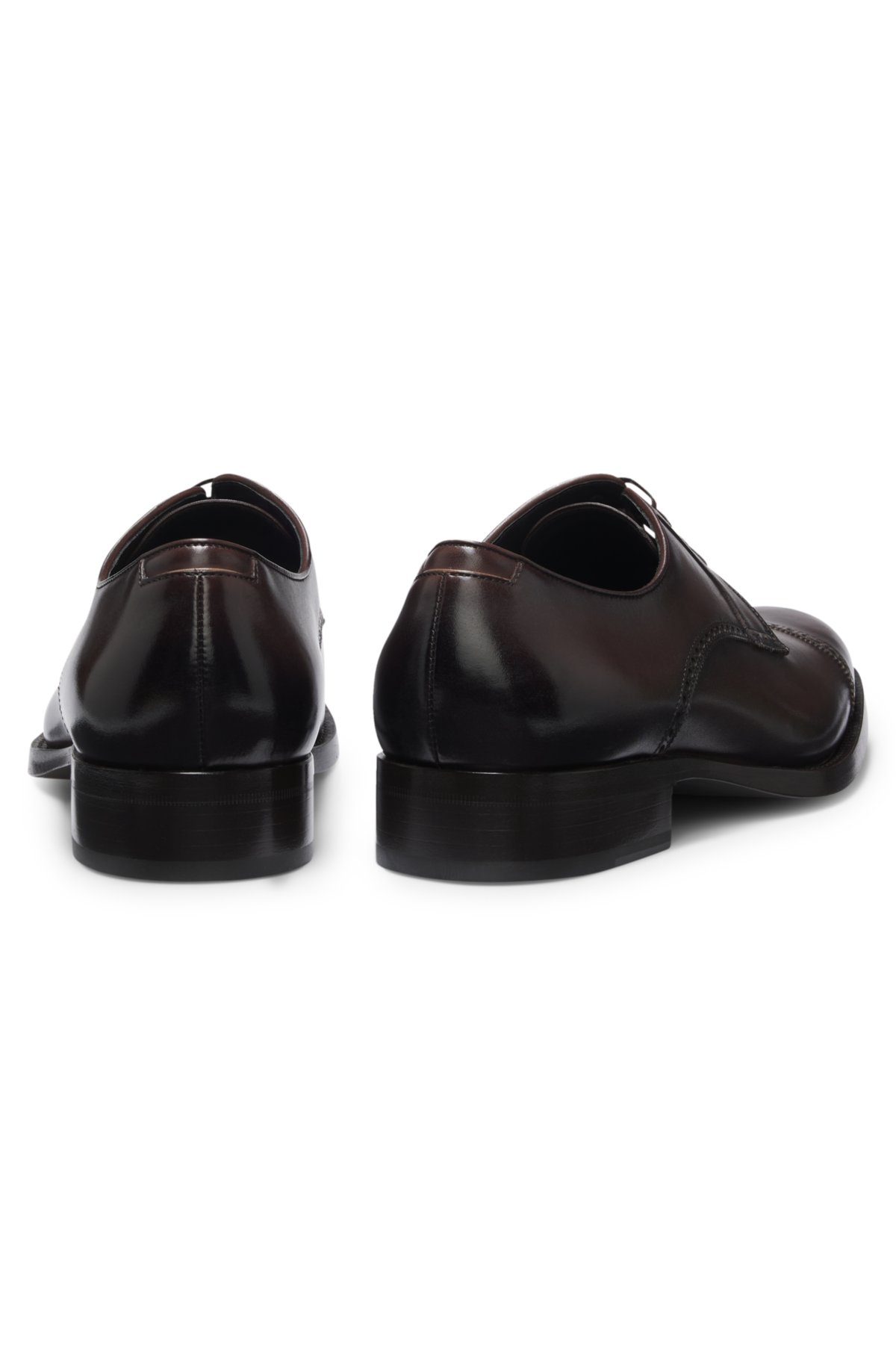 Scarpe Derby con dettagli brogue in pelle