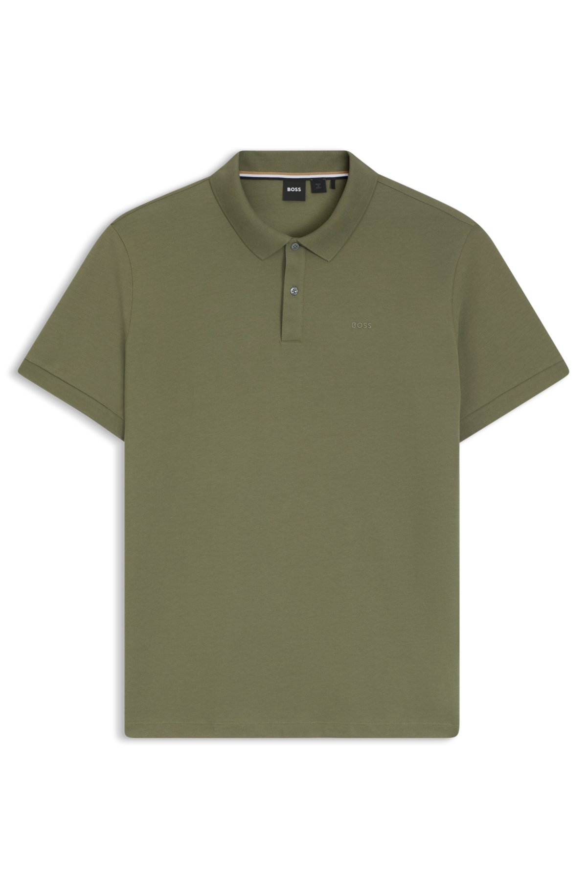 Maglietta polo Pallas in piqué di cotone con dettagli del logo