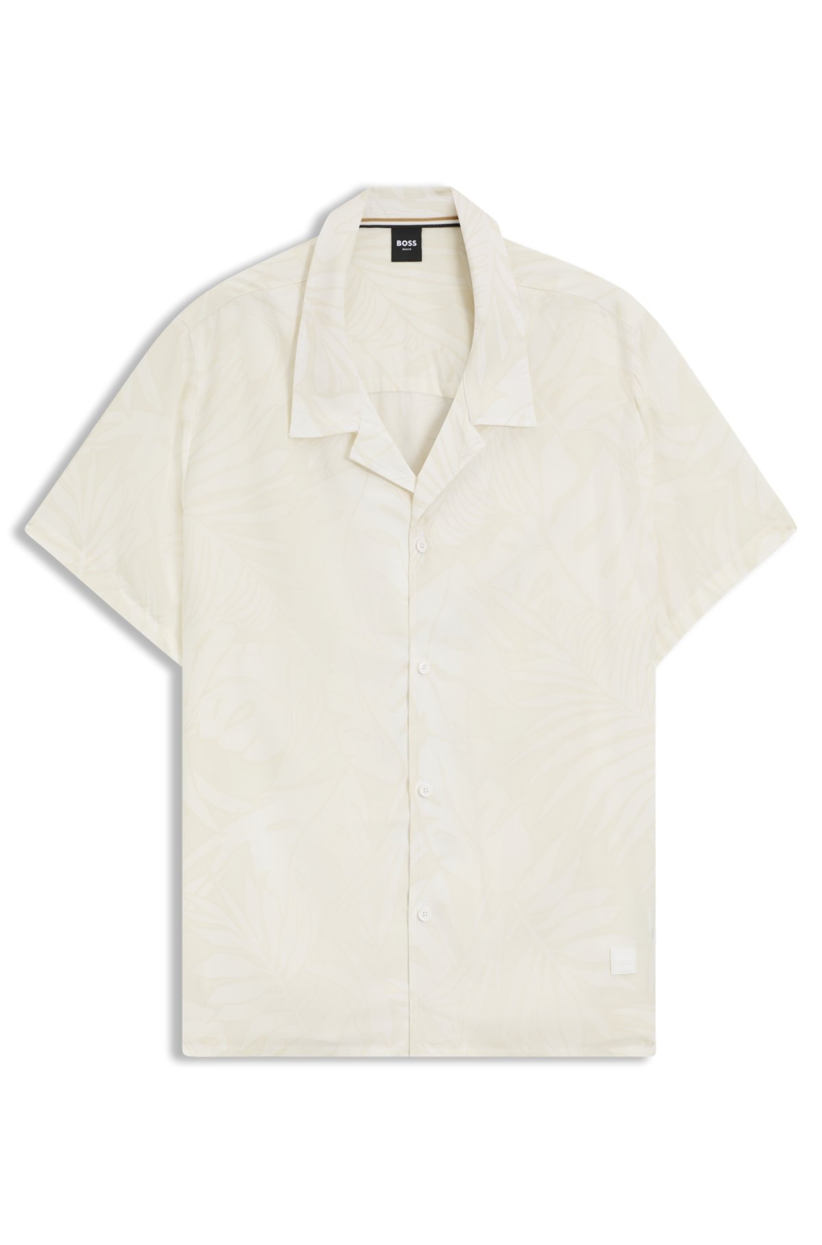 Camicia con taglio regular con stampa overprint