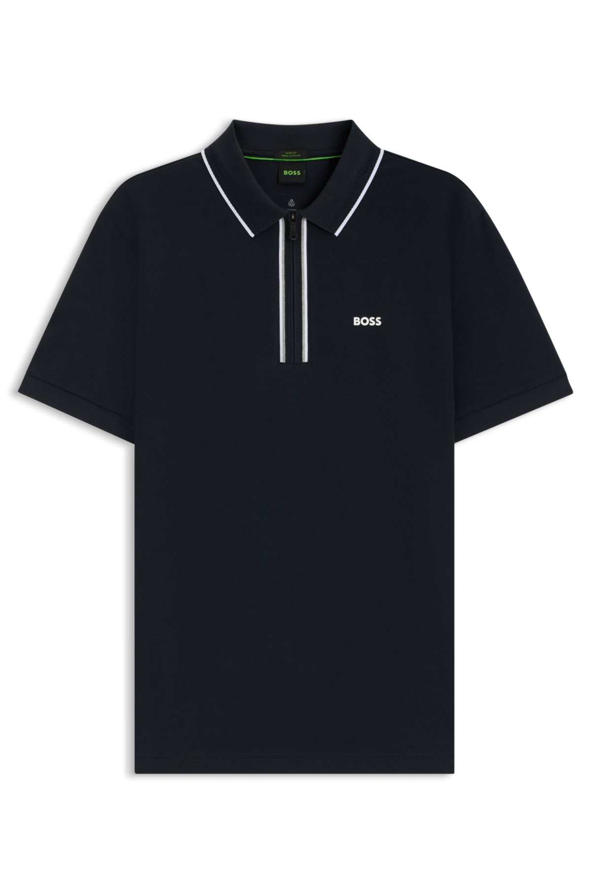 Maglietta polo asciugatura rapida in cotone elasticizzato Maglietta polo asciugatura rapida in cotone elasticizzato