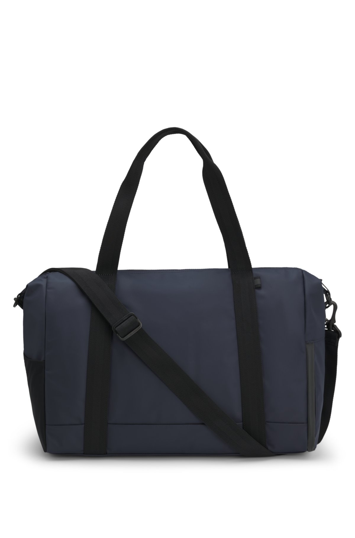 Borsa a tracolla con dettagli riflettenti in pelle sintetica