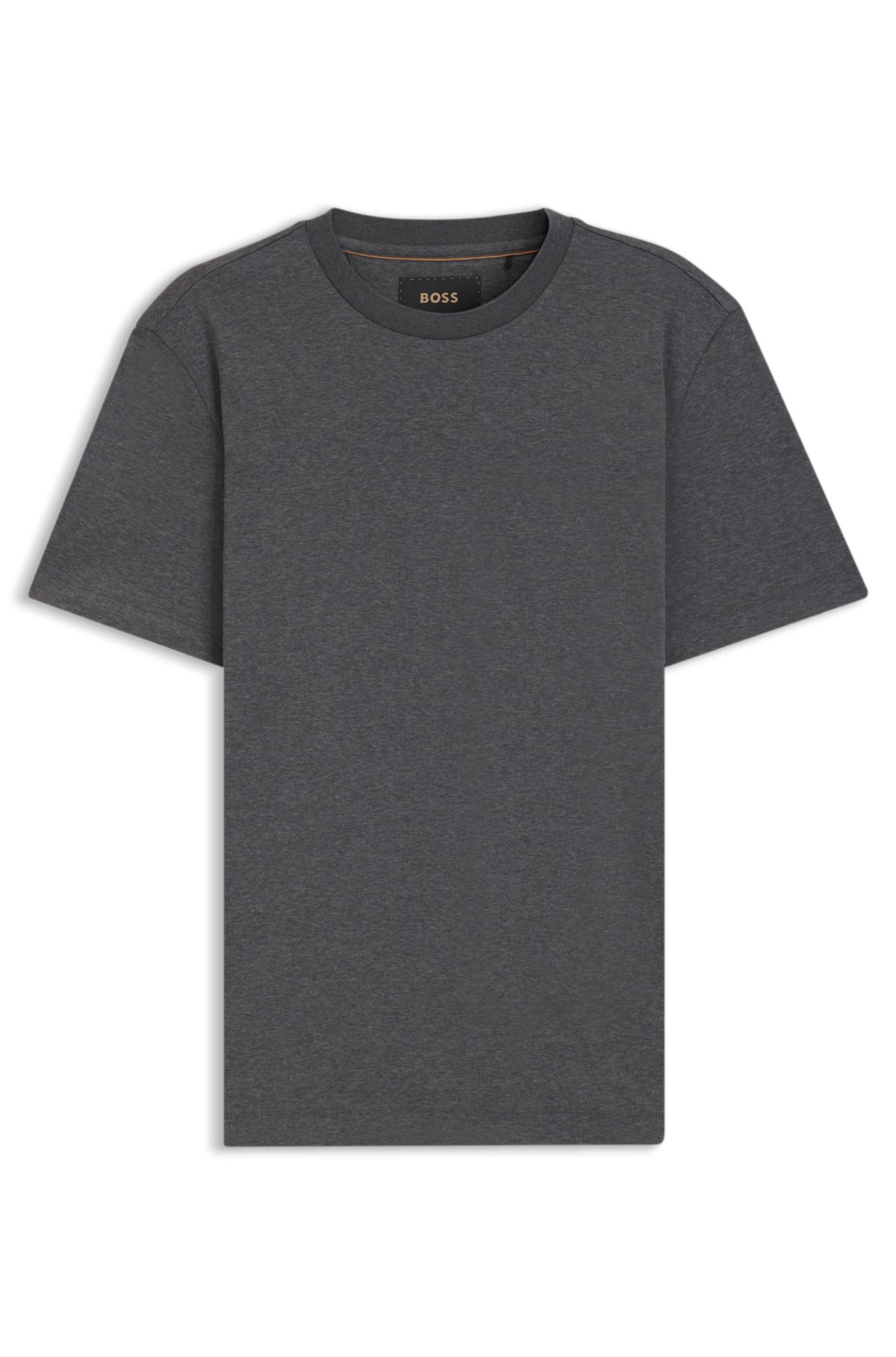 T-shirt con taglio regolare in cotone mercerizzato