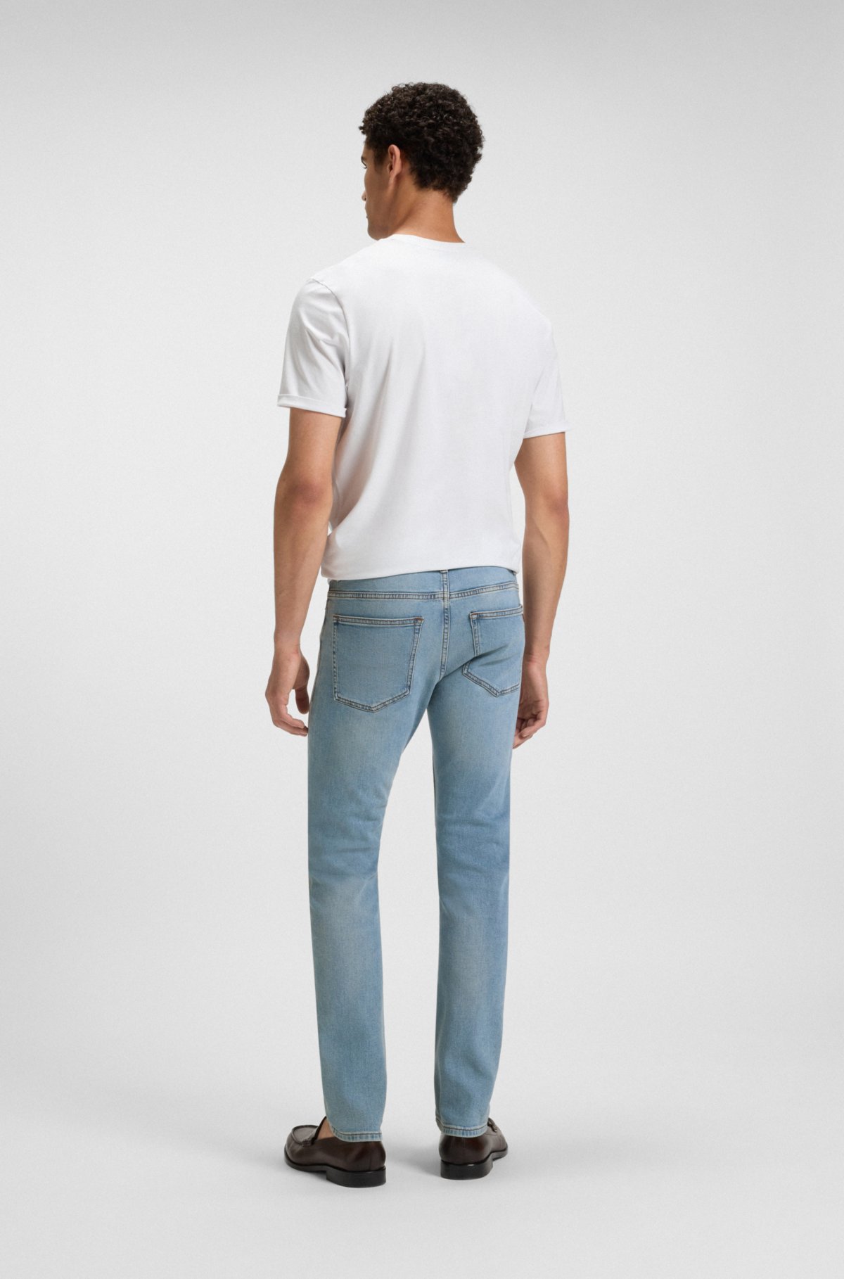 Jeans slim-fit Delaware in denim stretch comfort blu