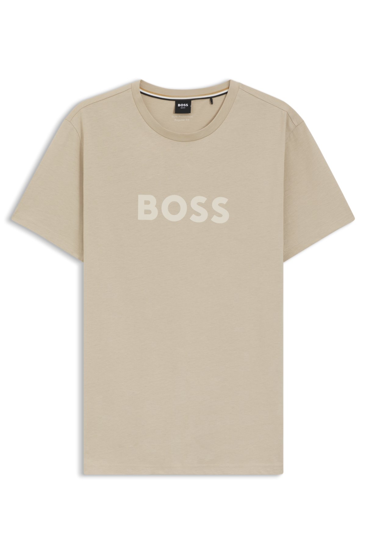 T-shirt in jersey di cotone con stampa del logo