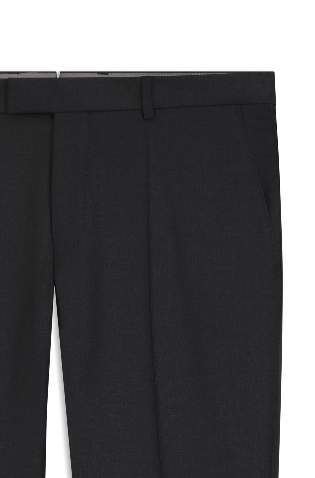 Pantaloni aderenti in lana elastica