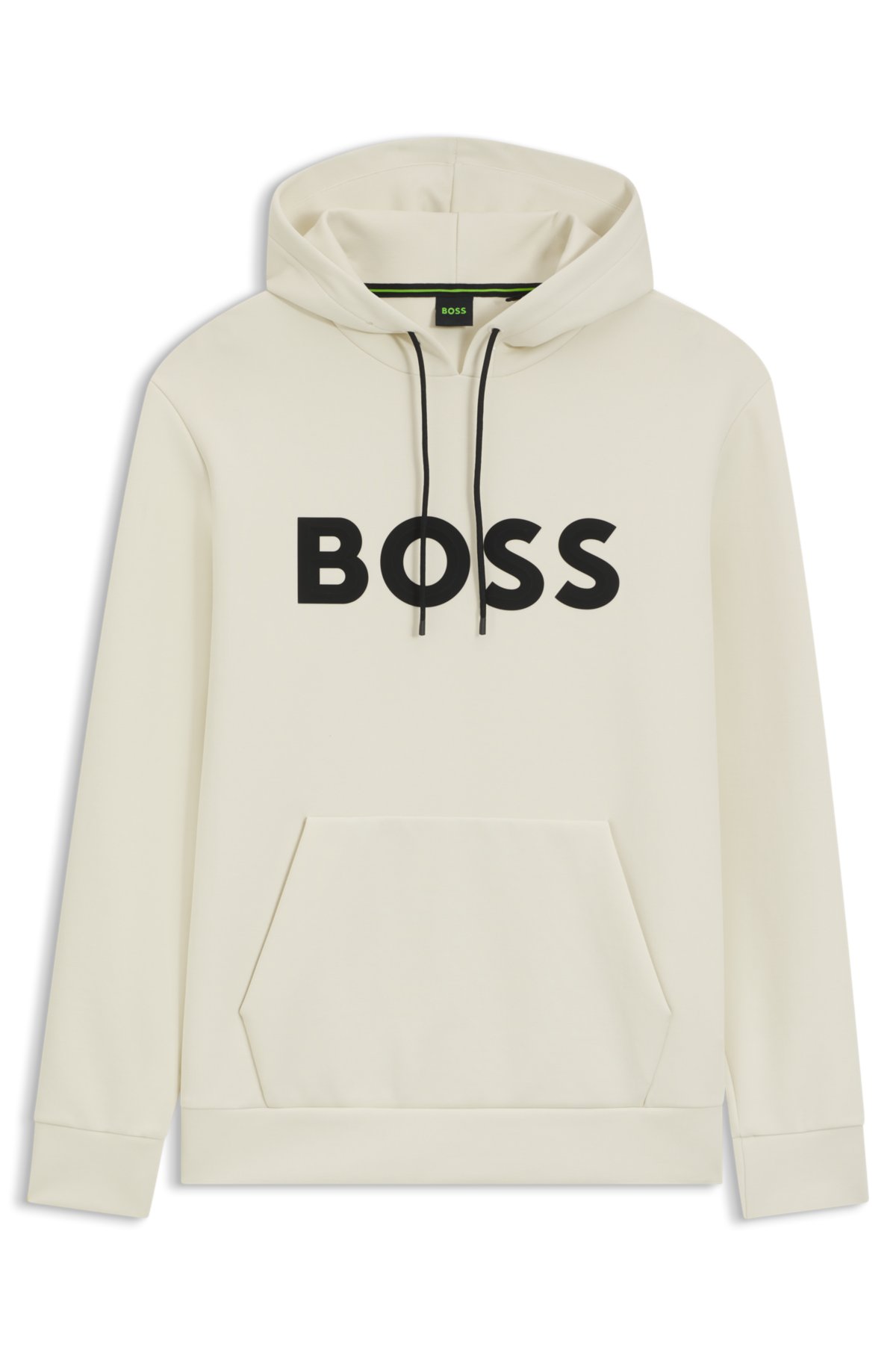 Felpe con logo modellato in misto cotone