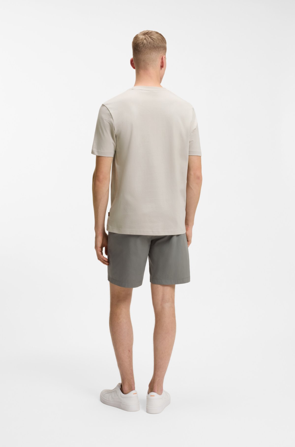 T-shirt regular in jersey di cotone