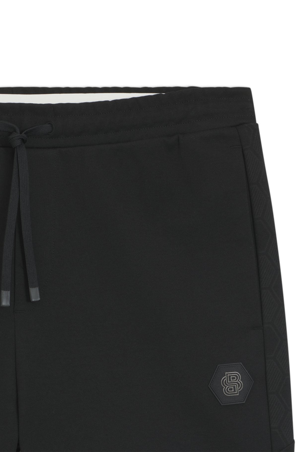 Shorts in misto cotone con monogramma Double B