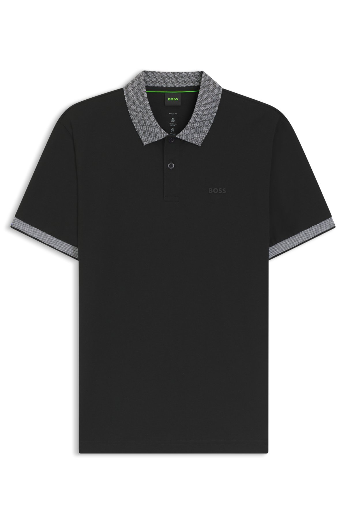 Polo Paddy in piqué di cotone elastico