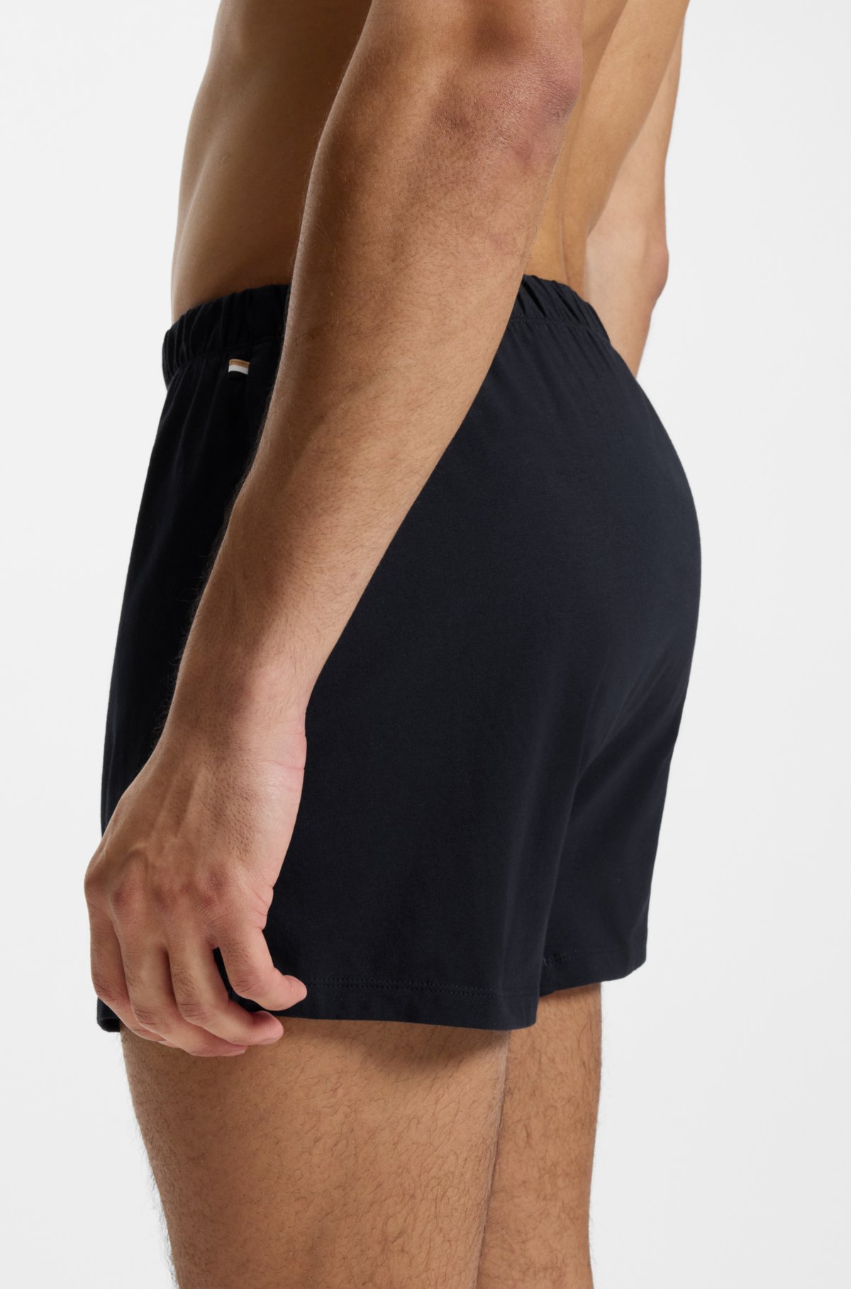 Due pezzi di boxer in cotone elasticizzato