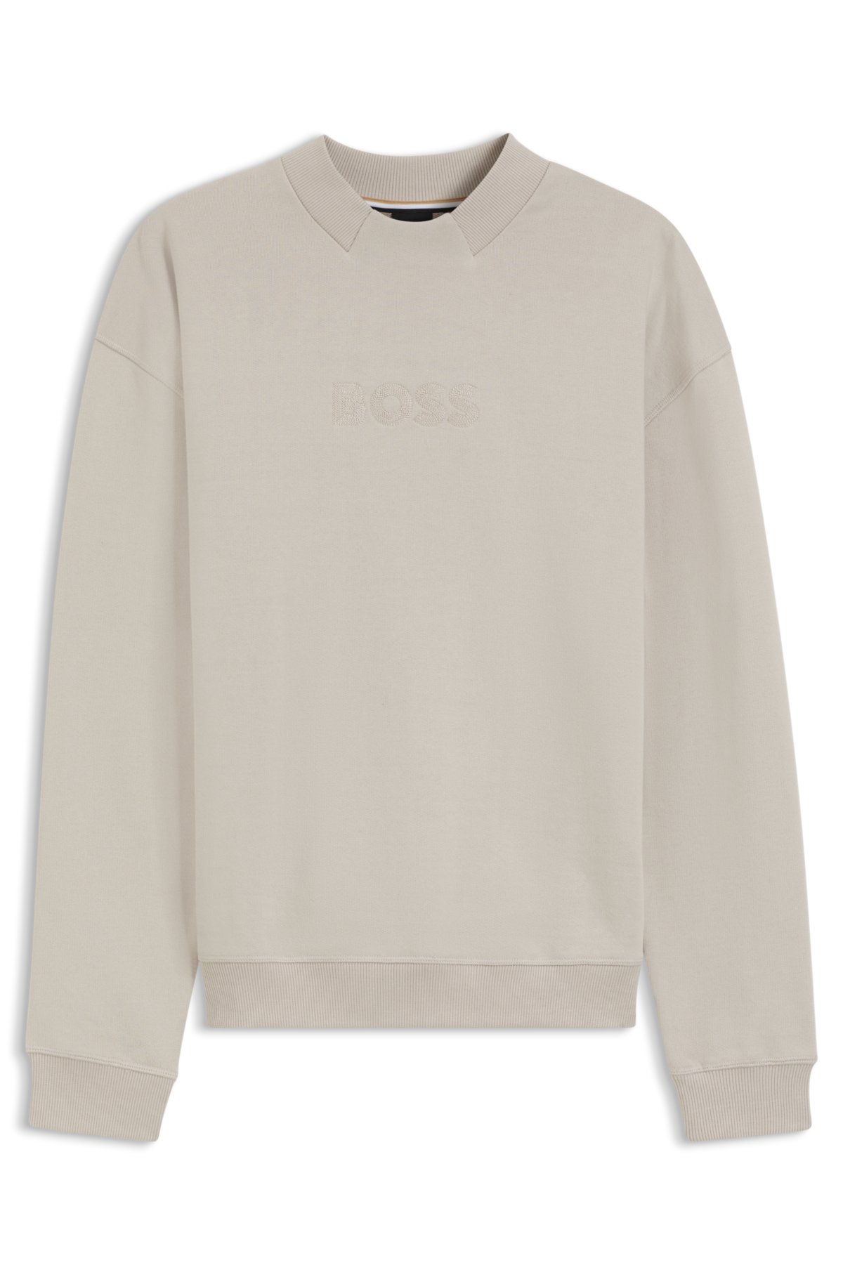 Felpe in cotone pile con dettaglio logo