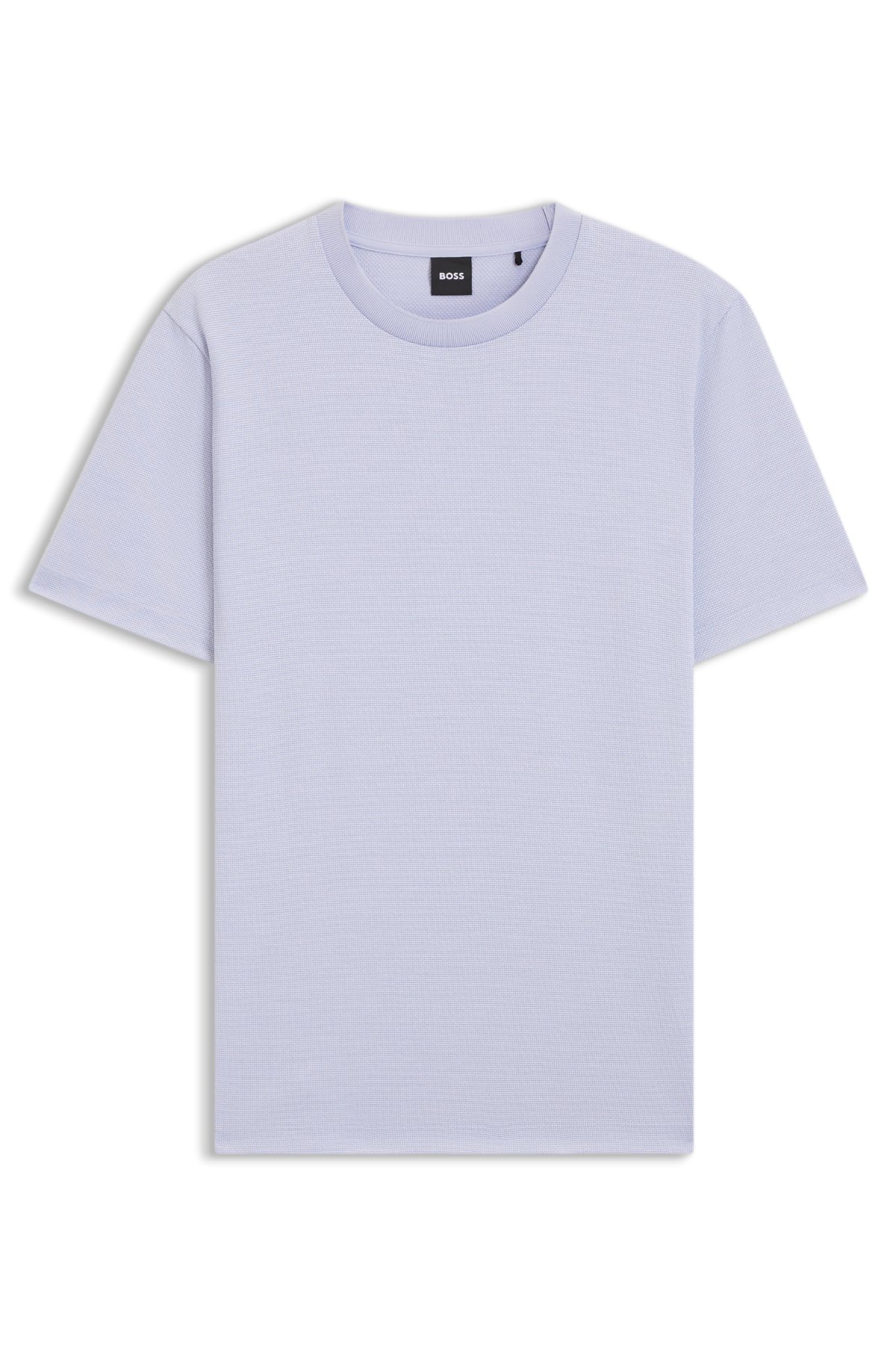 T-shirt in cotone con struttura a bolle