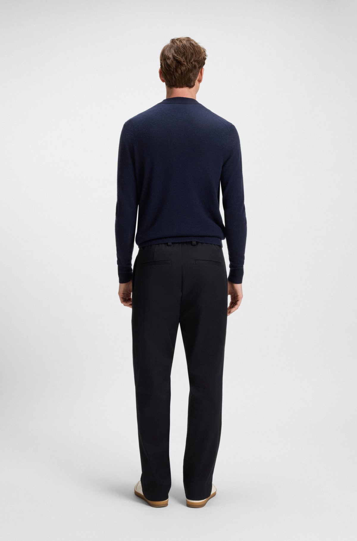 Pantaloni BECKHAM x BOSS in cotone elastico