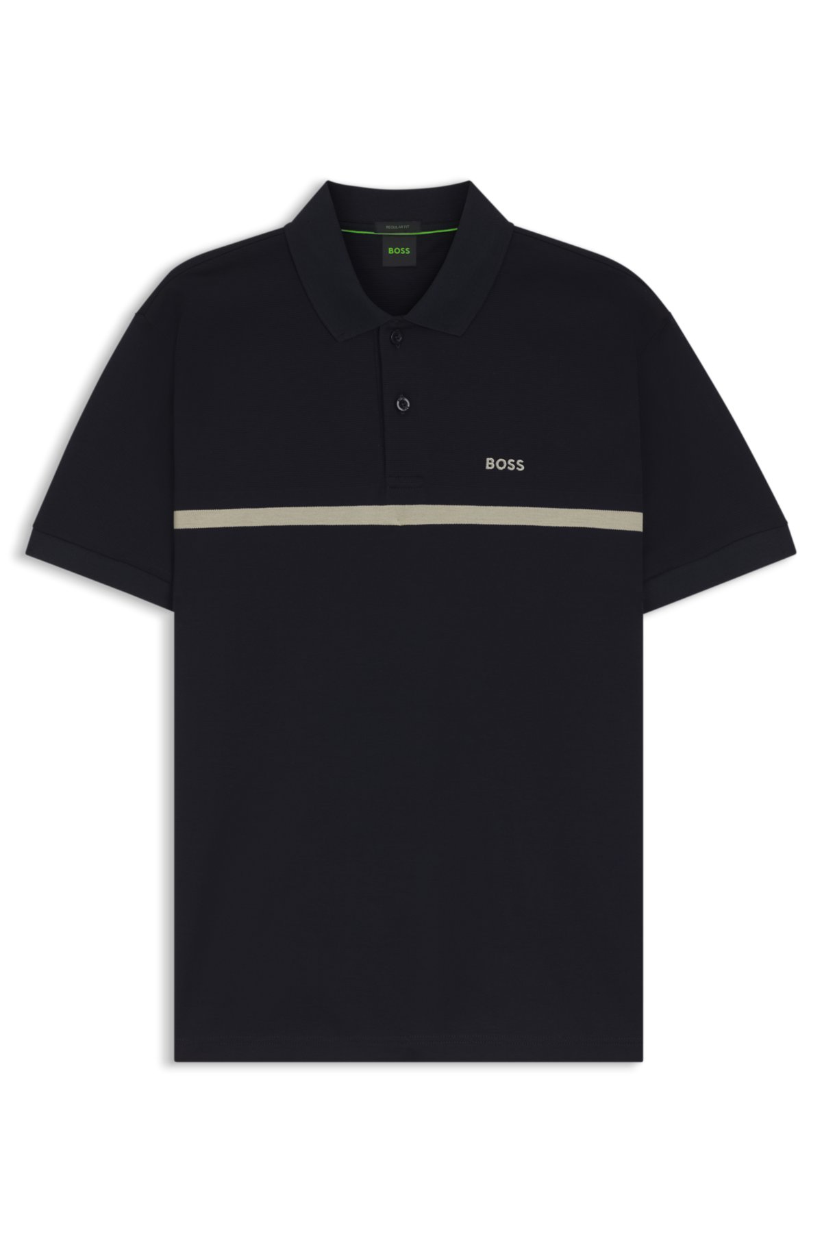 Polo Paddy con strisce ingegnerizzate