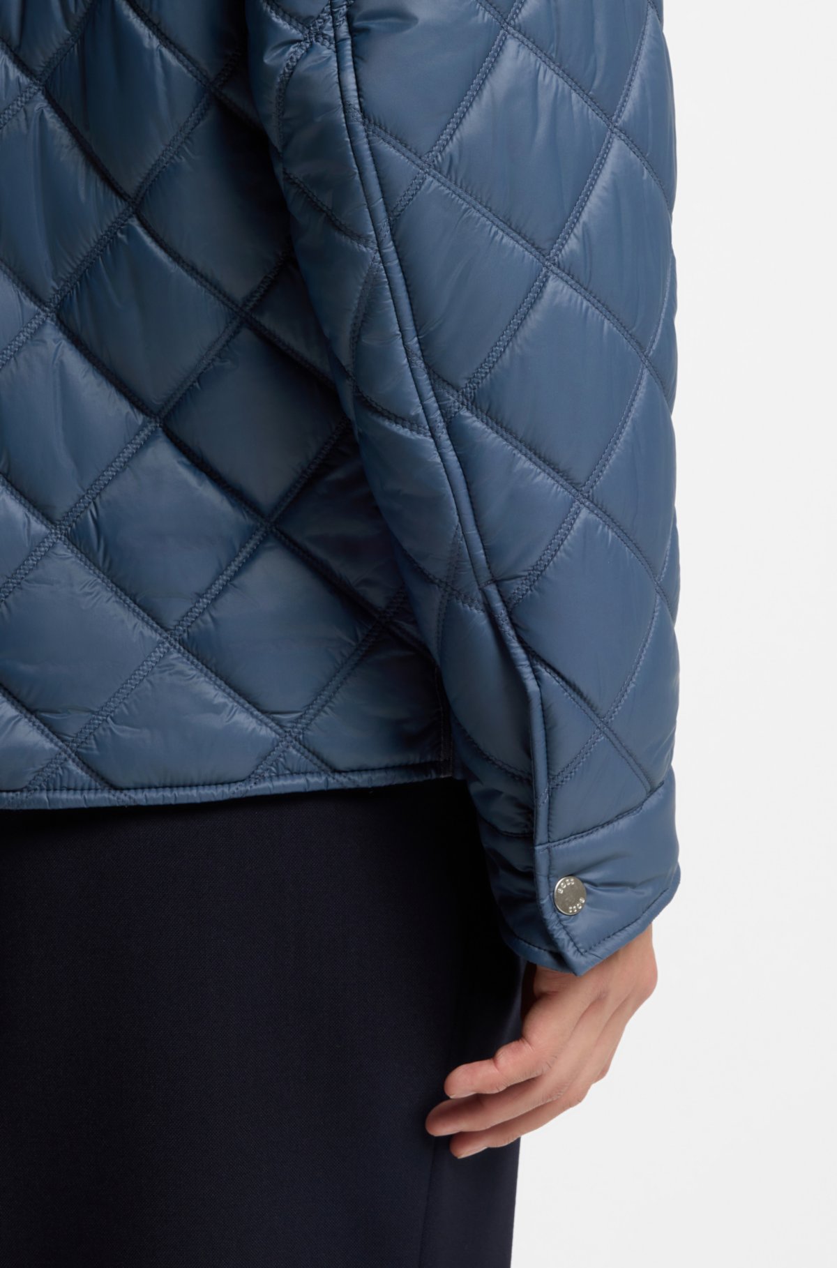 Giacca idrorepellente con imbottiture miste