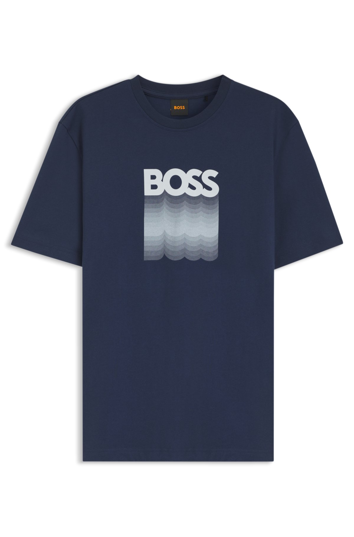 T-shirt regular in jersey di cotone