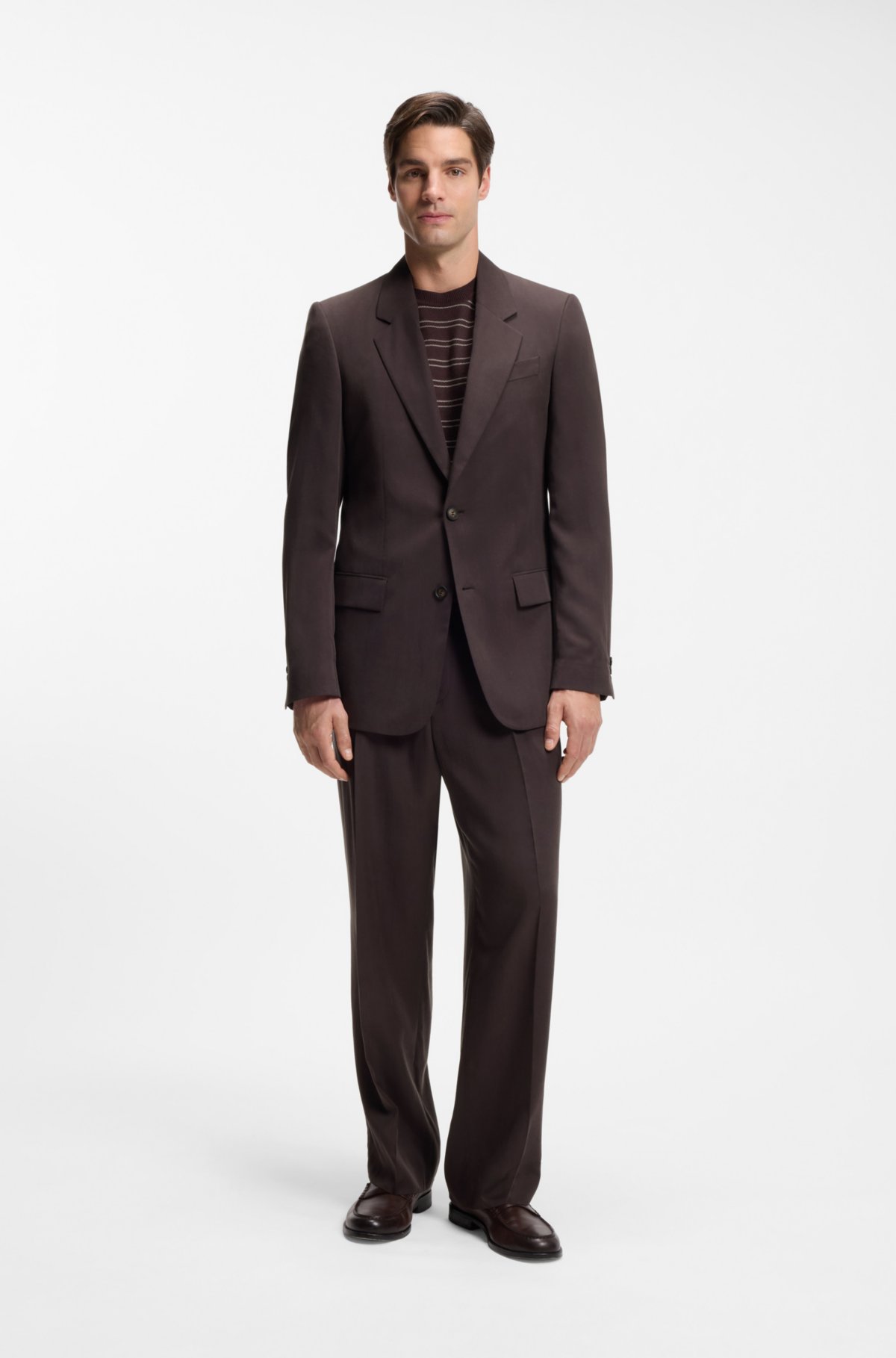 Giubbotto con taglio comodo in twill