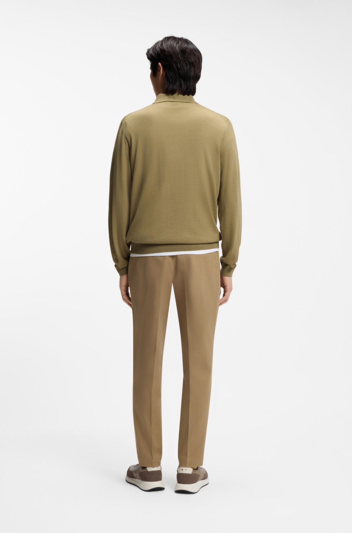 Pullover in maglina di lana vergine