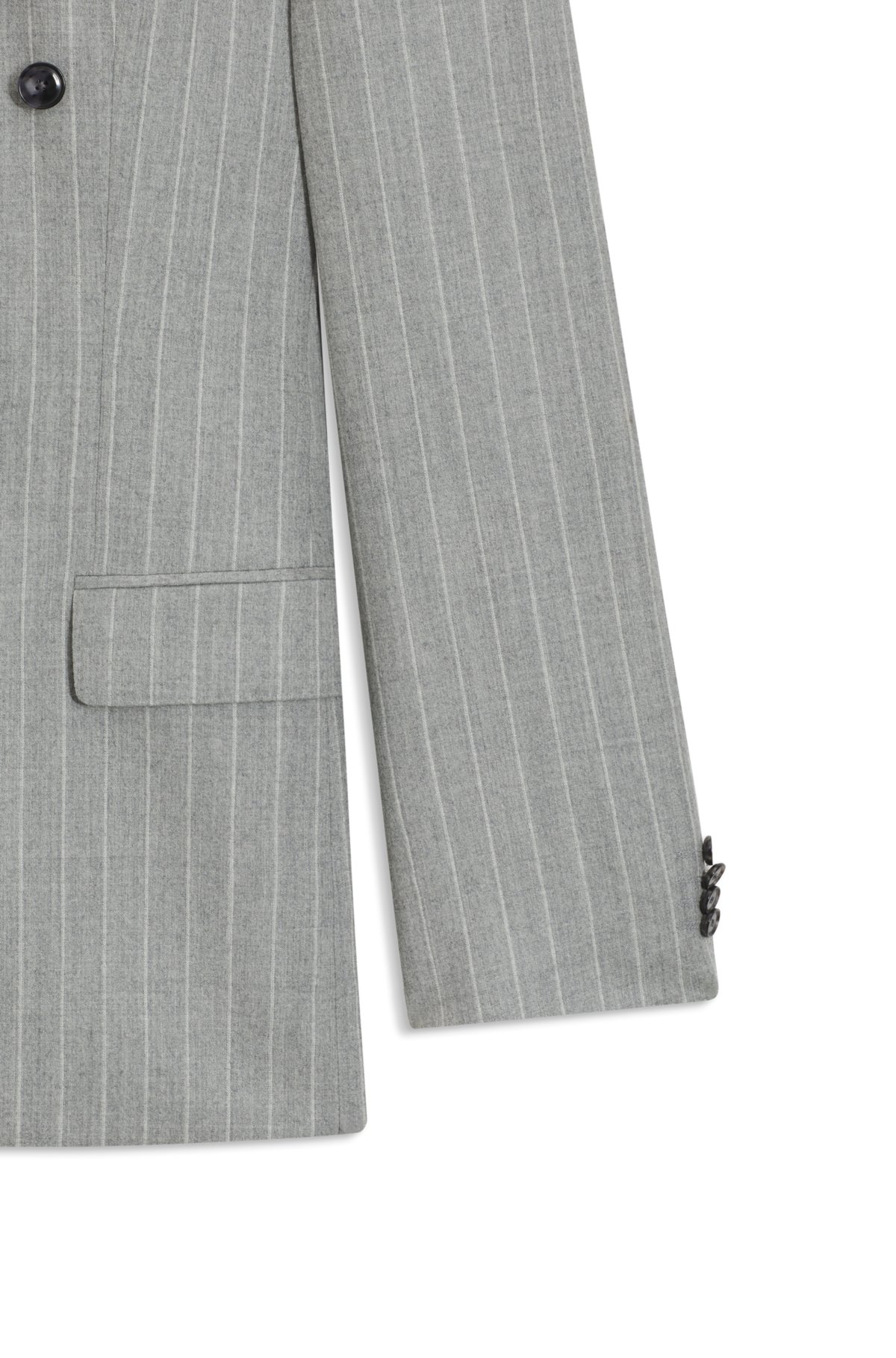 Suit due pezzi in lana vergine a righe