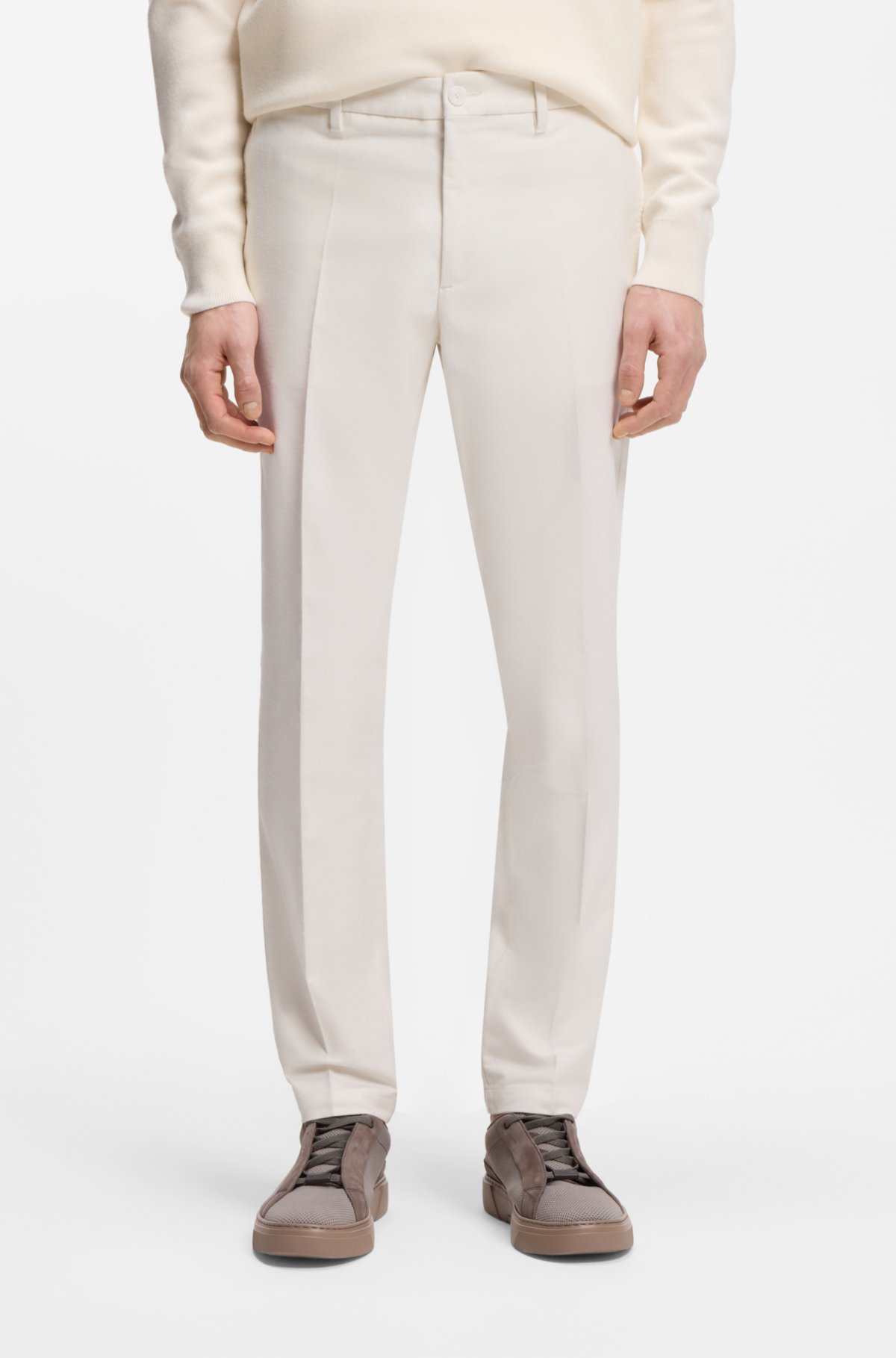 Pantaloni BOSS x ASTON MARTIN a vestibilità aderente
