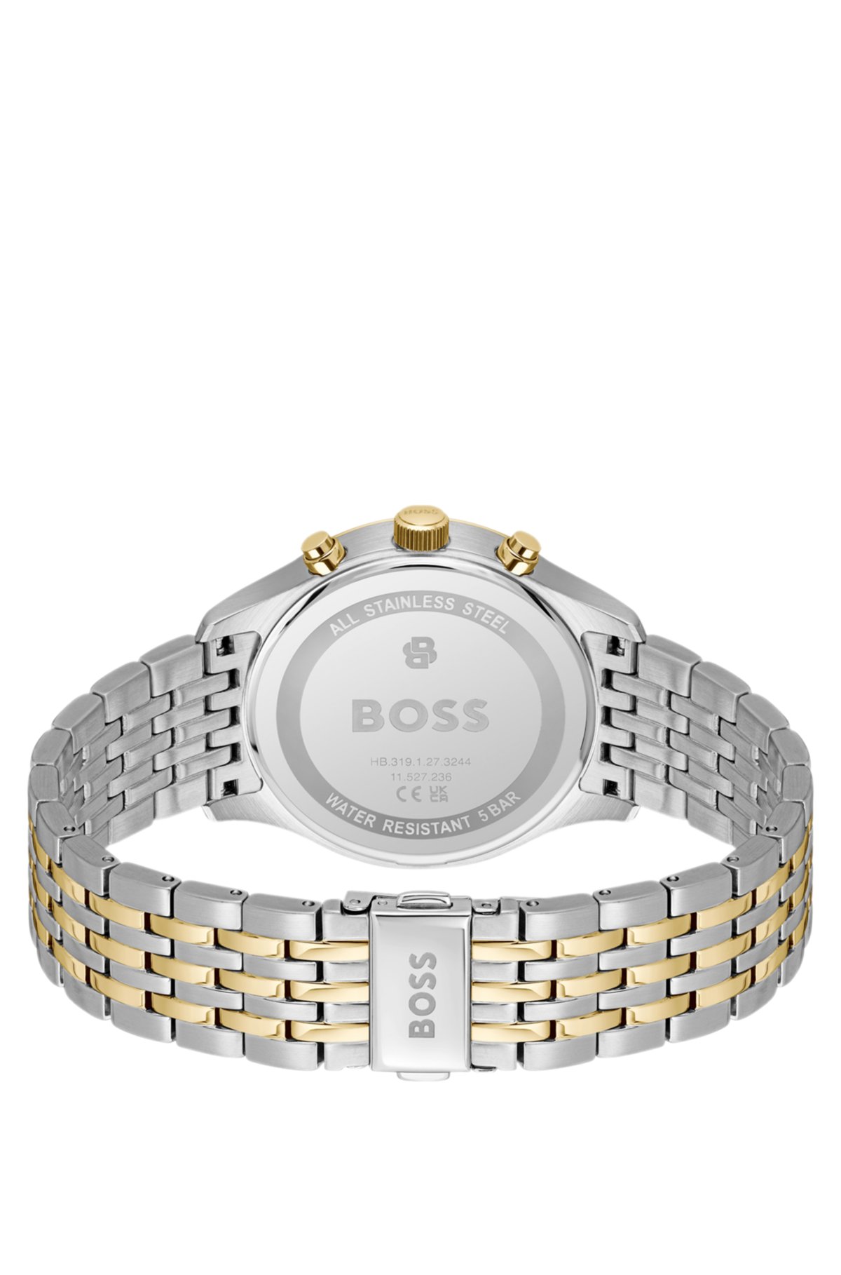 Orologio cronografo Stratus in acciaio bicromato