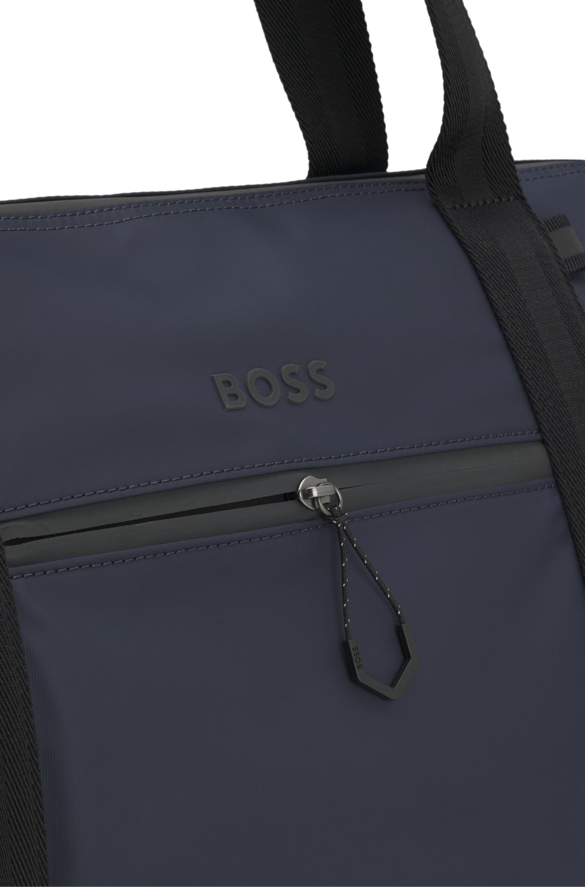 Borsa a tracolla con dettagli riflettenti in pelle sintetica