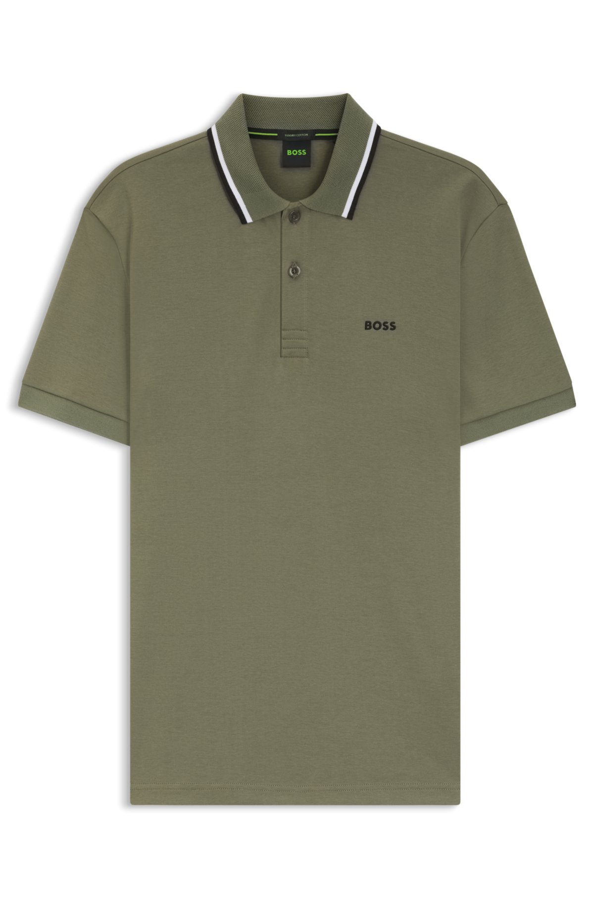 Polo slim-fit in cotone interlock di Paddy