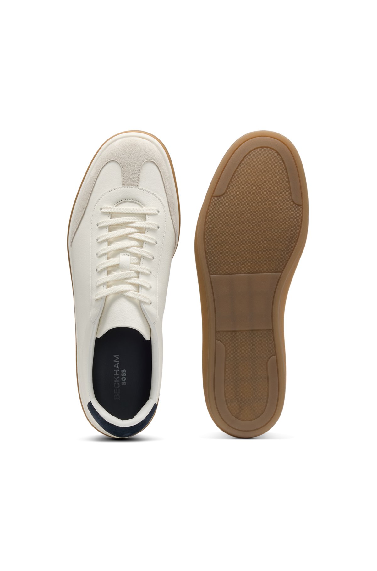 Scarpe da ginnastica BOSS BY BECKHAM in pelle e camoscio