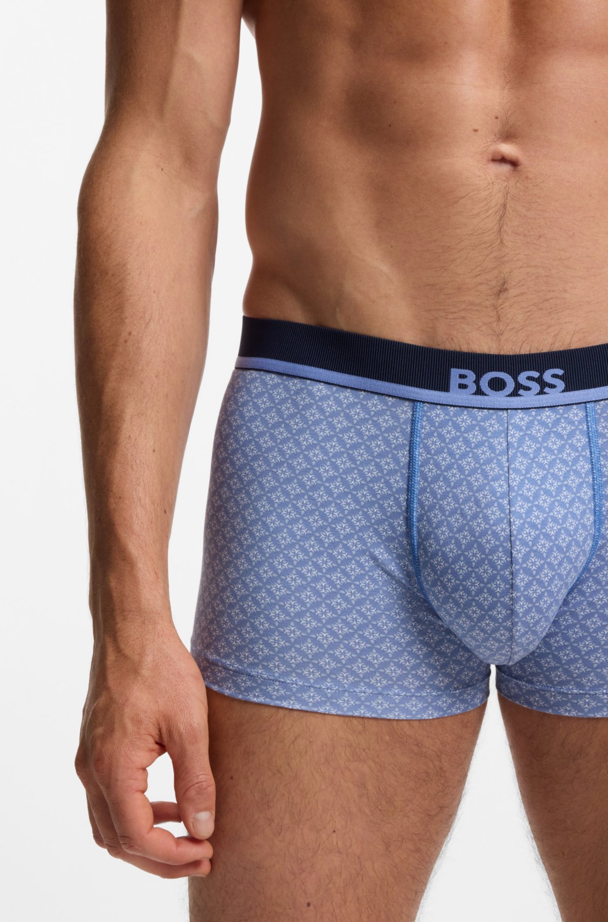 Slip stampati in cotone elasticizzato