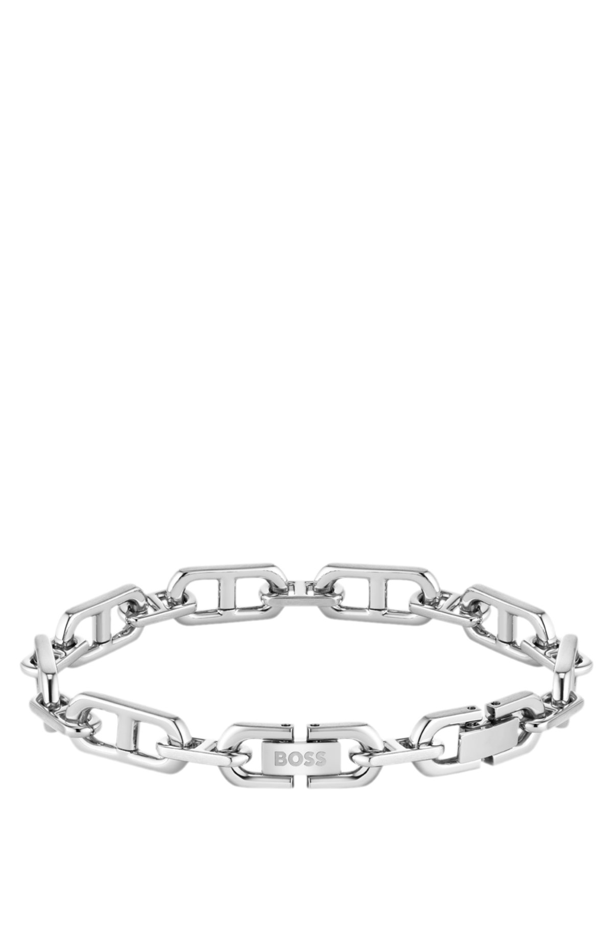Bracciale con catena lucida e satinata