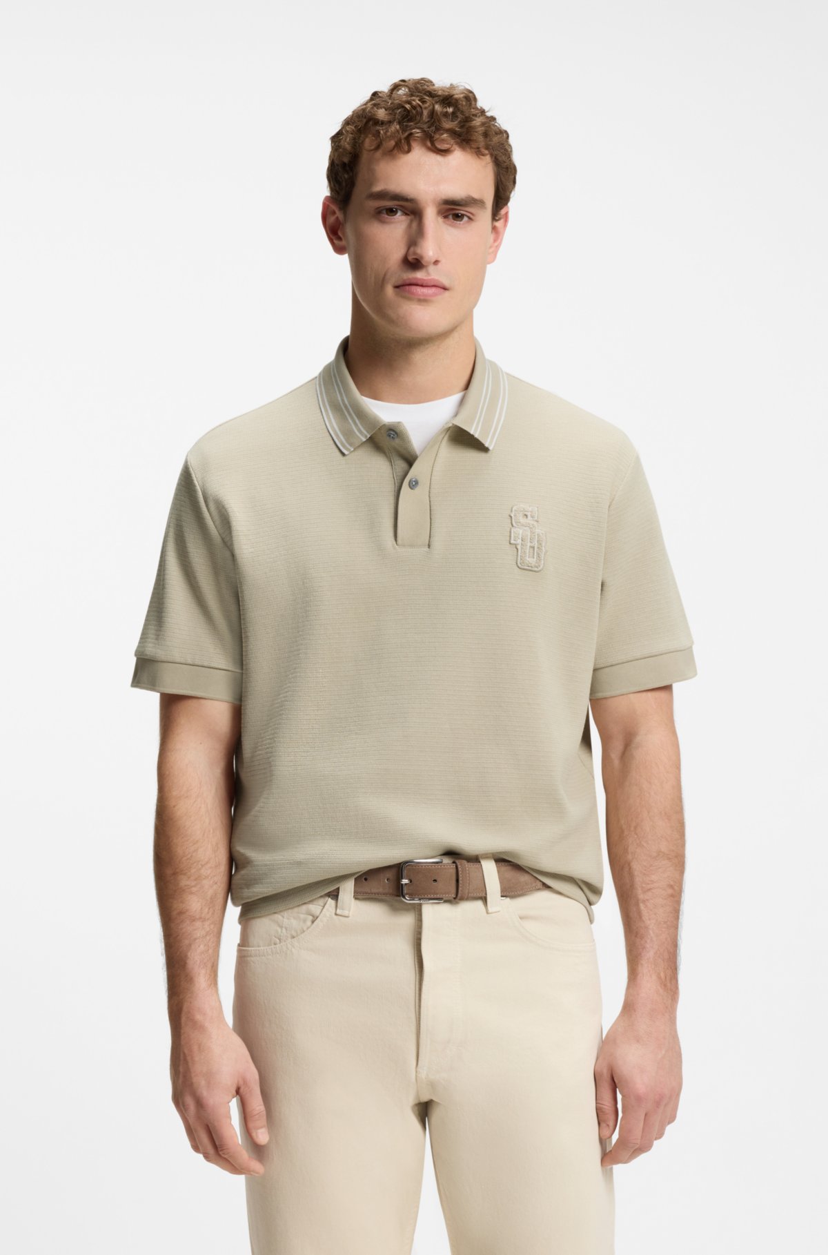 BOSS Selected by Shohei Ohtani maglietta polo con vestibilità comoda