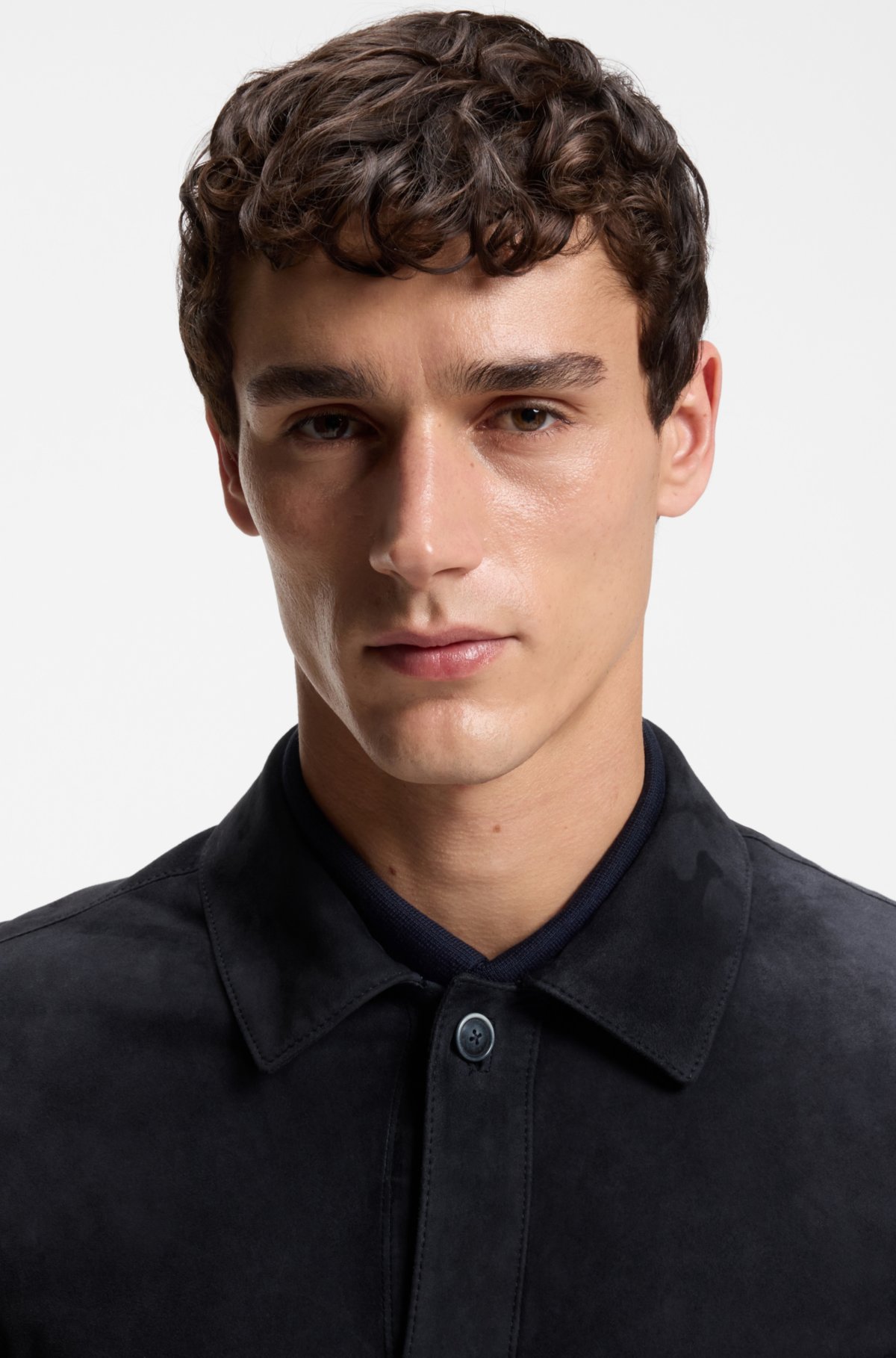 Camicia in pelle di metis con finitura nappalan interna
