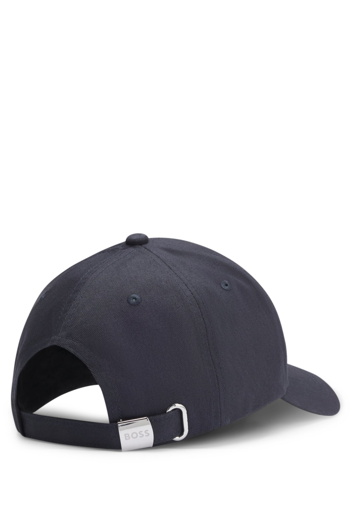 Berretto con logo strutturato in twill di cotone