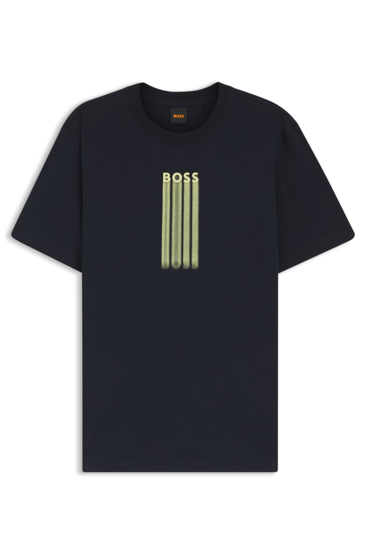 T-shirt in jersey di cotone con stampa logo