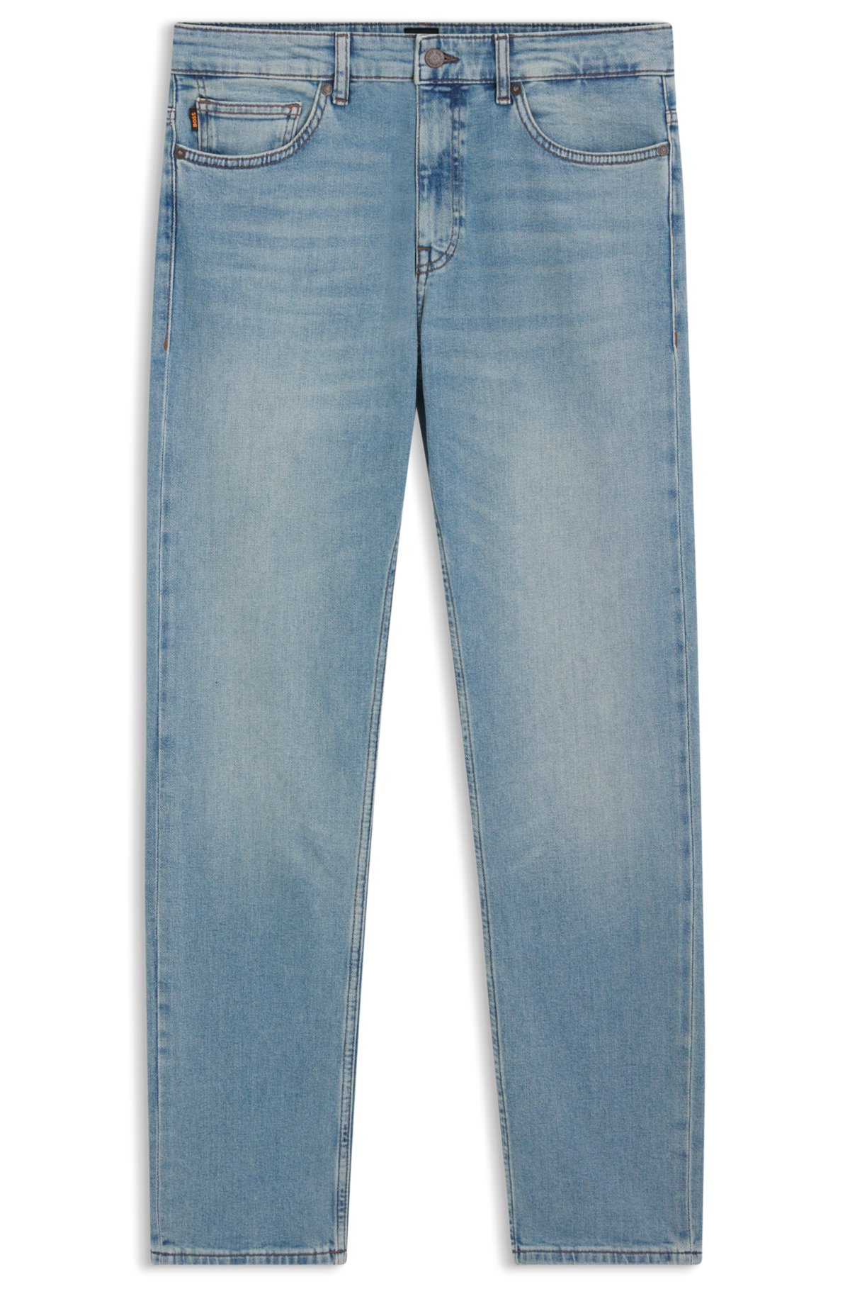Jeans slim-fit Delaware in denim stretch comfort blu