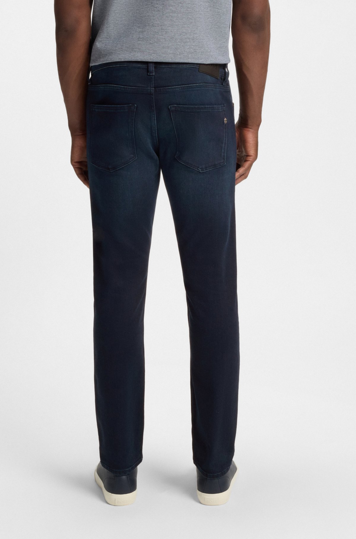 Jeans slim-fit blu Delaware in denim elasticizzato