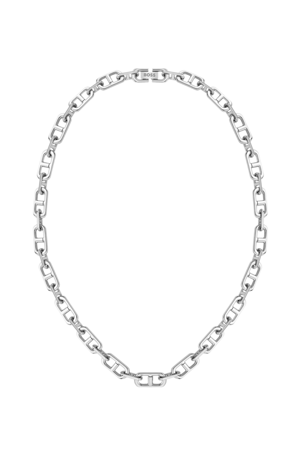 Collana con catena lucida e satinata