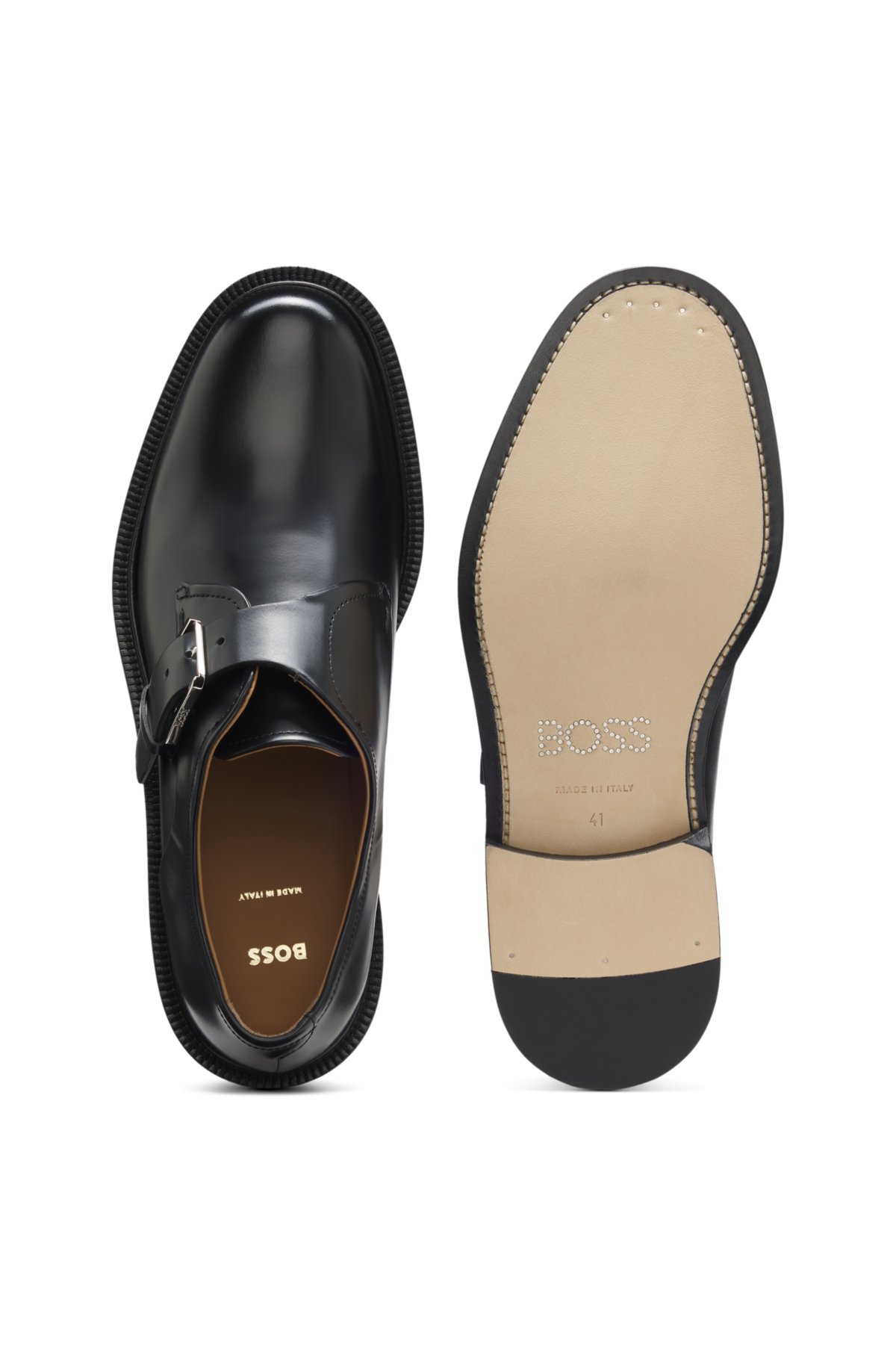 Scarpe da monaco in pelle italiana