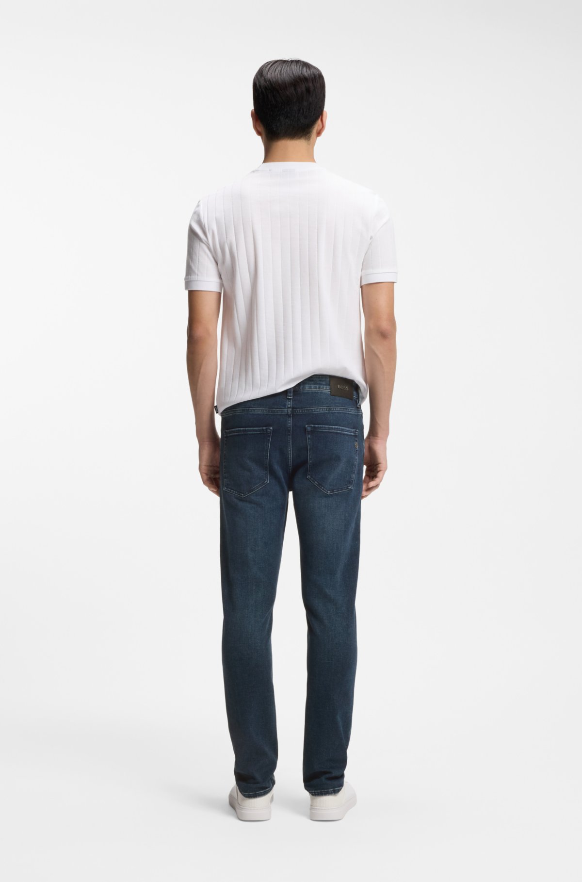 Jeans slim-fit Delaware in denim con tocco morbido