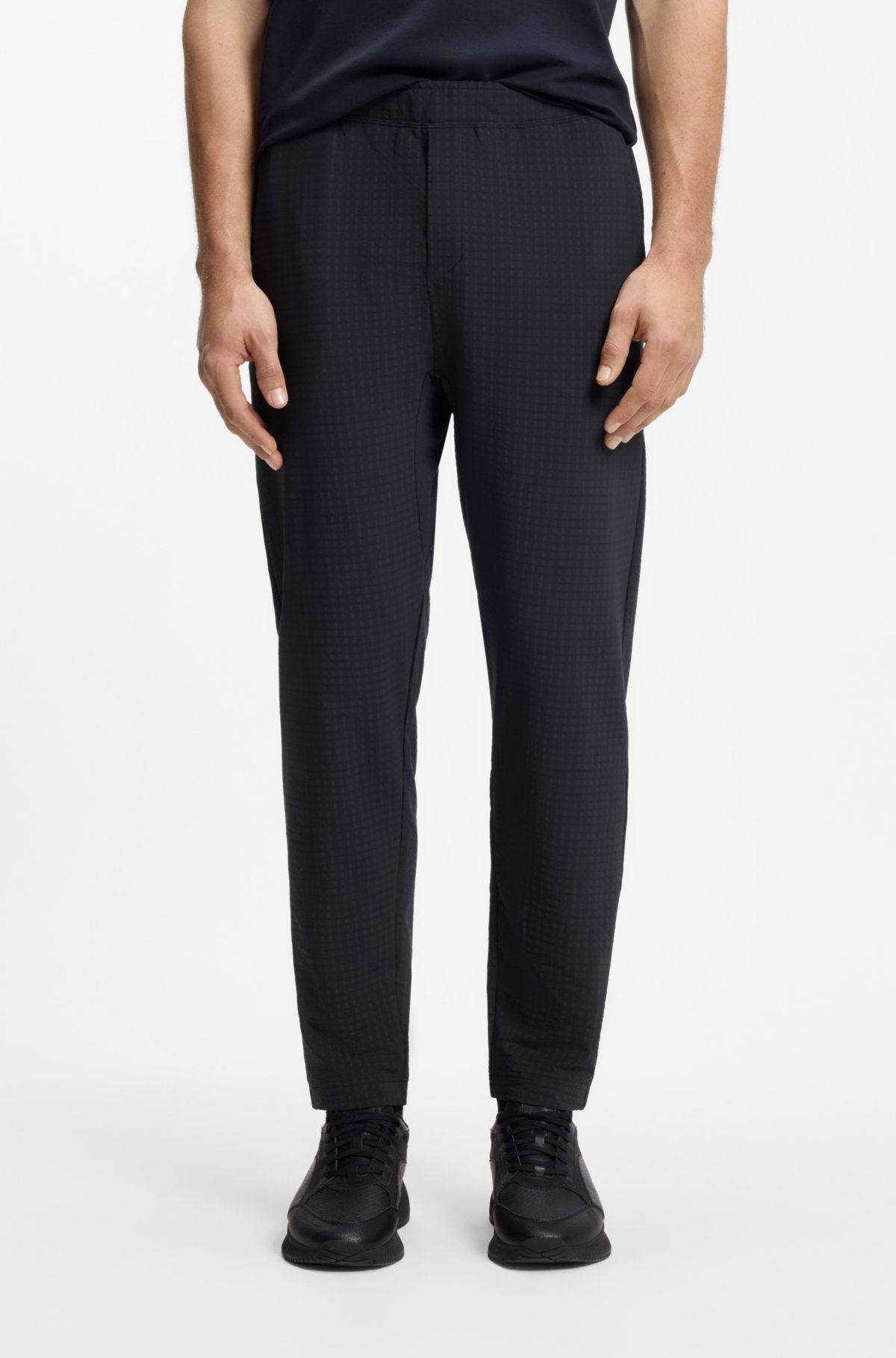 Pantaloni in felpa con zip a telaio