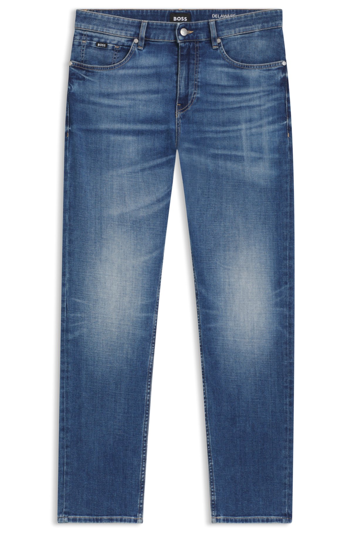 Blue jeans slim-fit Delaware in denim elasticizzato comfort