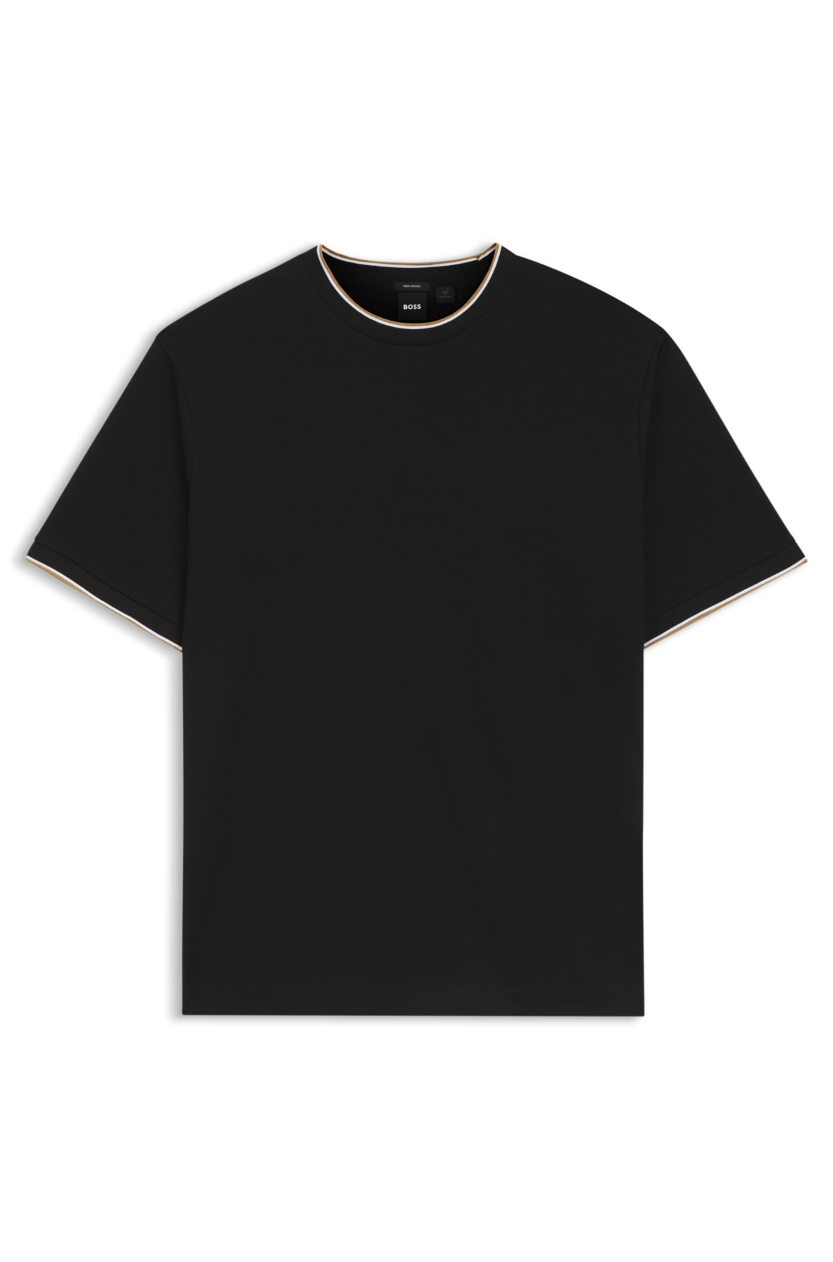 T-shirt a vestibilità regolare in cotone mercerizzato