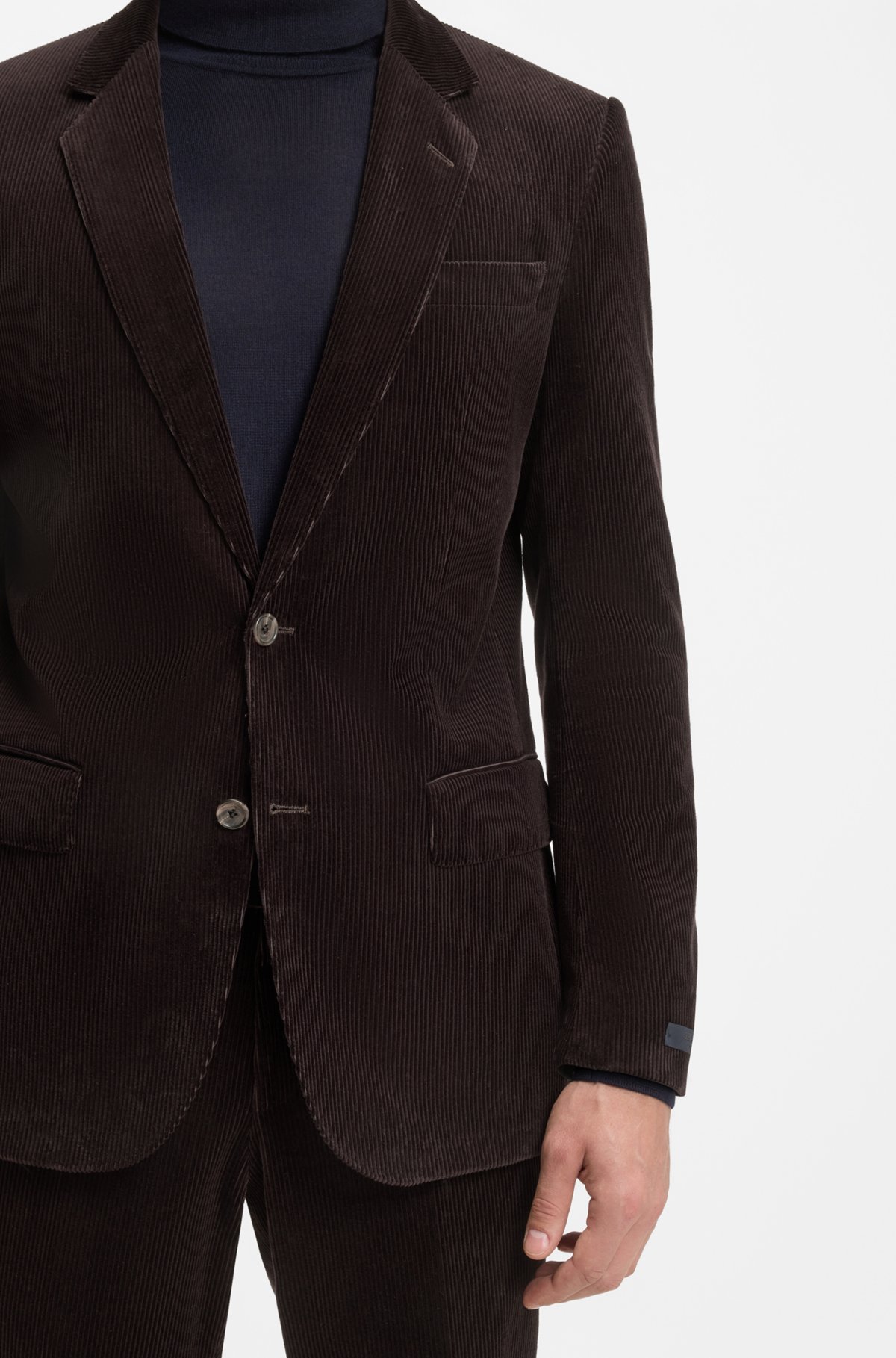 Giubbotto BECKHAM x BOSS in cotone a righe